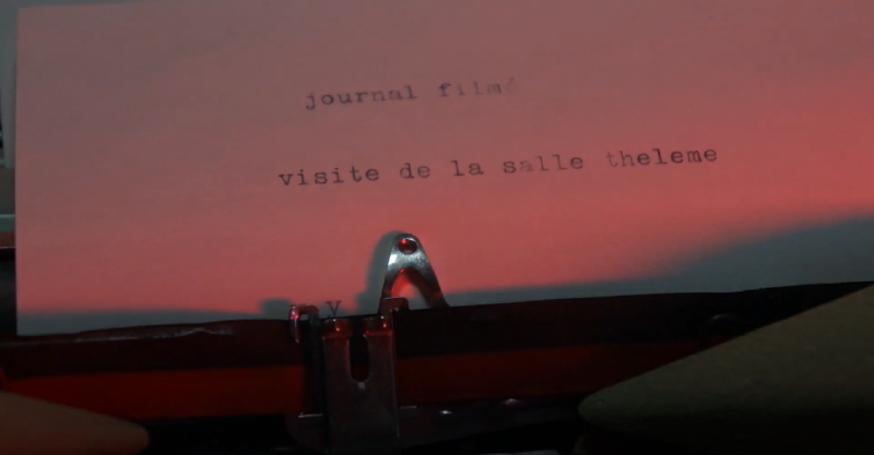 © Journal filmé - visite de la salle Thélème, Valeryia Yalanskaya